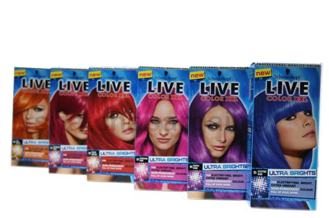 2 X SCHWARZKOPF LIVE HAIR COLOR XXL ULTRA BRIGHT SEMI PERMANENT BRIGHT