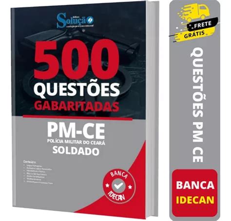 Caderno De Quest Es Gabaritadas Pm Ce Soldado Frete Gr Tis