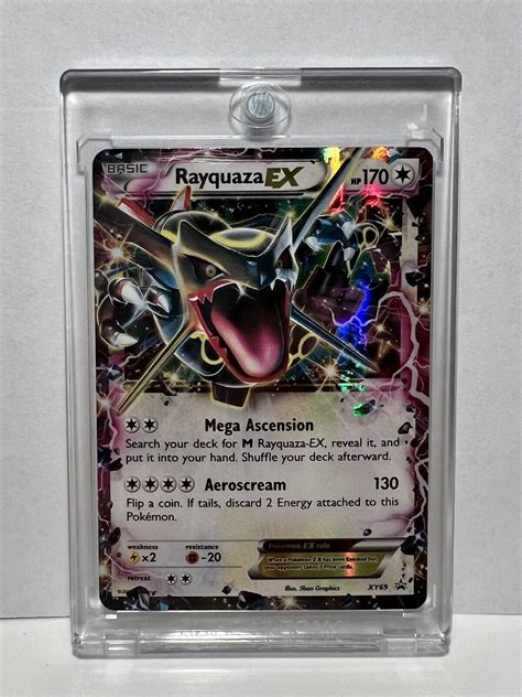 Rayquaza Ex Xy Ultra Rare Black Star Promo Pokemon Card Lp Values Mavin