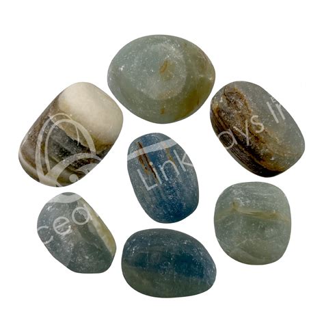 Matte Blue Onyx B Tumbled Stones Oceanic Linkways In Nj Usa