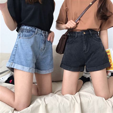 Moon City High Waist Denim Shorts Yesstyle High Waisted Shorts