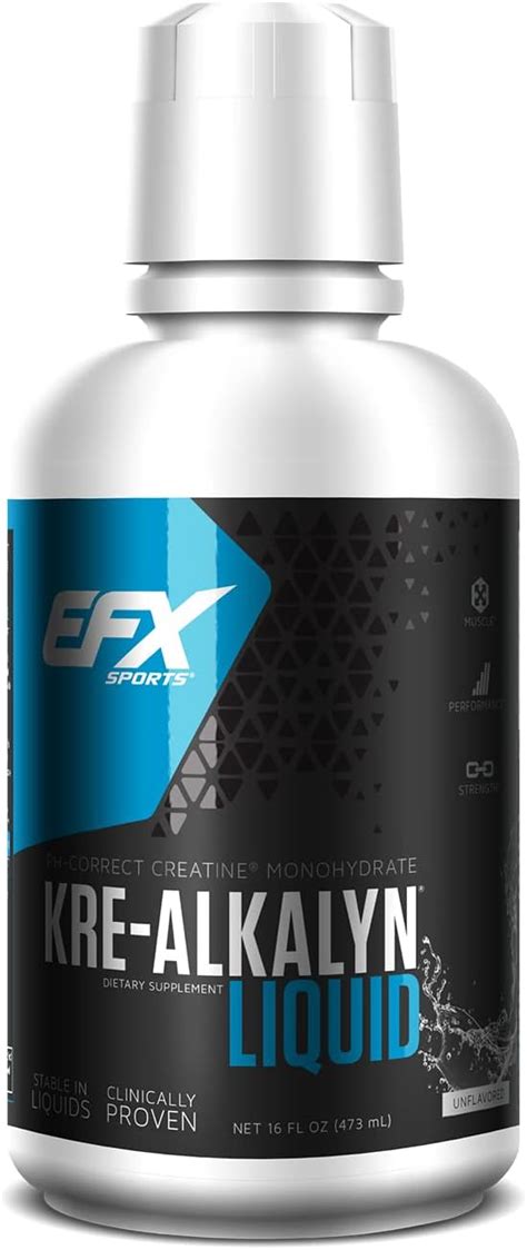 Amazon EFX Sports Kre Alkalyn Creatine Liquid Concentrate PH