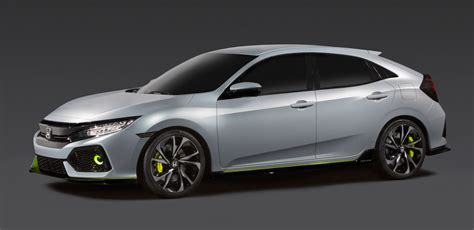 2017 Honda Civic Hatchback Prototype Revealed In New York