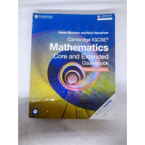 Jual Cambridge Igcse Mathematics Core And Extended Coursebook Shopee