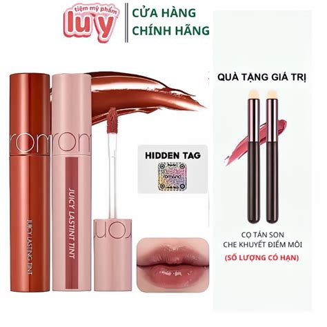 Son Tint B Ng Romand Juicy Lasting Tint M U M U N U Nude Shopee Vi T Nam