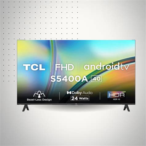TV Tcl 40S5400A 40" FHD Android Smart Tv Noir - Kamoun home