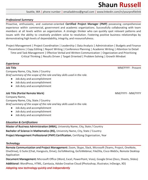 Combination and Hybrid Resume Guide (Example) | FlexJobs