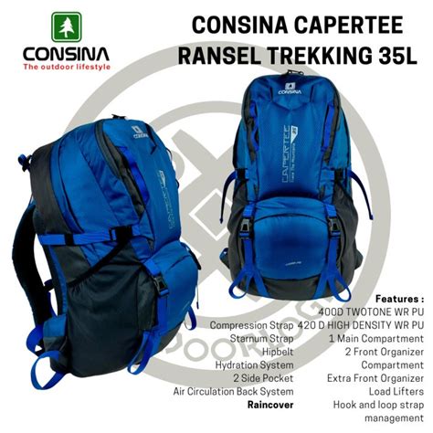 Jual Daypack Consina Capertee L Tas Ransel Consina Tas Gunung