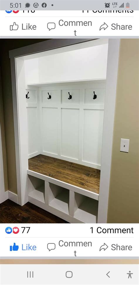 Pin By Holmesmade On Remodel Foyer Closet Makeover Entry Closet