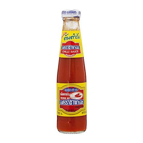 Amazon Sriracha Chili Sauce Medium Hot Thai Original Chili Sauce In Bottle G By