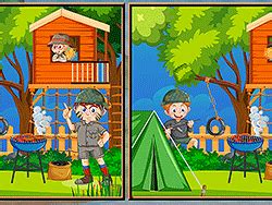 Play Spot Differences Camping Online For Free Pog