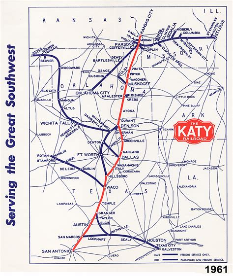 Texas Railroad System Maps