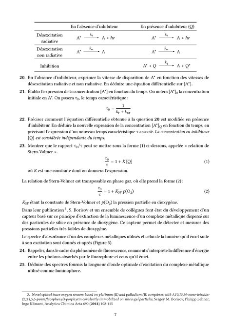 Agro Veto Chimie Sujet 2023 BCPST Génération Prépa