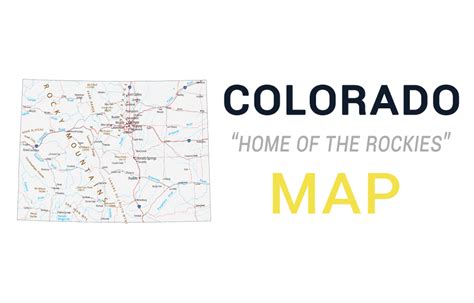 Map of Colorado - Cities and Roads - GIS Geography