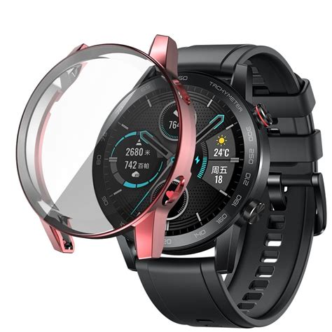 Honor Watch Magic 2 46mm TPU-suoja pink