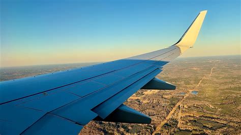 4K Beautiful Atlanta Sunset Landing American Boeing 737 800