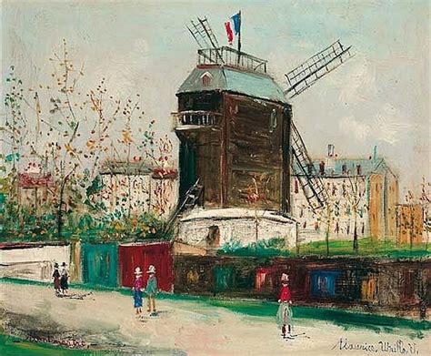 Maurice Utrillo Le Moulin De La Galette À Montmartre Mutualart