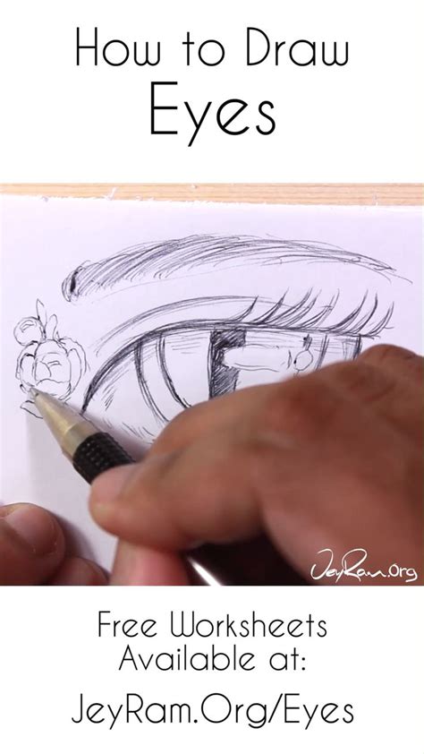 How To Draw Eyes Step By Step Tutorial For Beginners Pdf By Jeyram