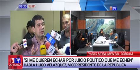 Hugo Vel Zquez Retrasa Su Renuncia A La Vicepresidencia Radio