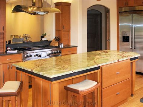 Rainforest Green Marble Kitchen Island from United States ...