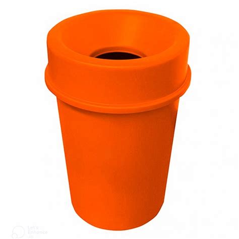 Bote Redondo De 45 Lts Con Tapa Embudo Bucks Containers