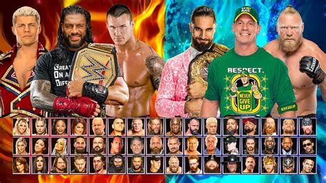 Roman Reigns Randy Orton Cody Rhodes Vs John Cena Brock Lesnar Seth