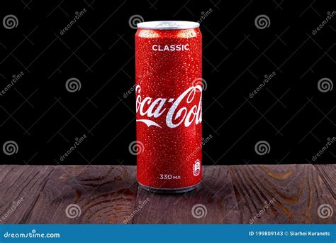 Ice Covered Can Of Coca Cola Isolated On White Background Coca Cola