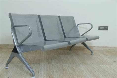 Silver Metro Seater Waiting Chair For Airport At In Ahmedabad