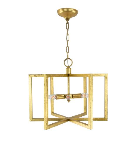 Francis 4 Light White and Gold Lighting | Home Lighting