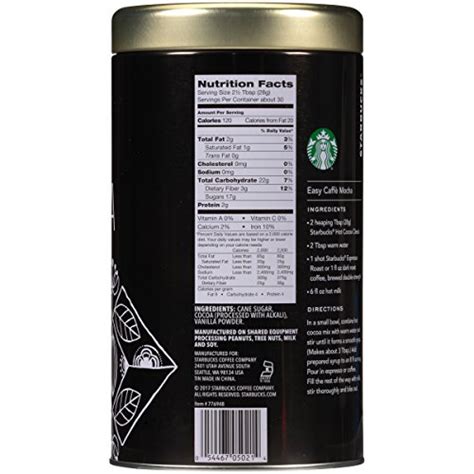 Купить Starbucks 30oz Classic Hot Cocoa Tin Pack of 2 в интернет магазине Amazon с доставкой из