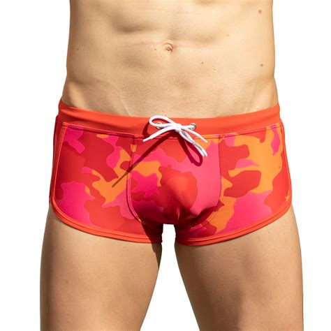 Mens Swim Briefs Dots Sexy Swimwear Low Rise Bikini Quick Dry Swimsuit With Adjustable