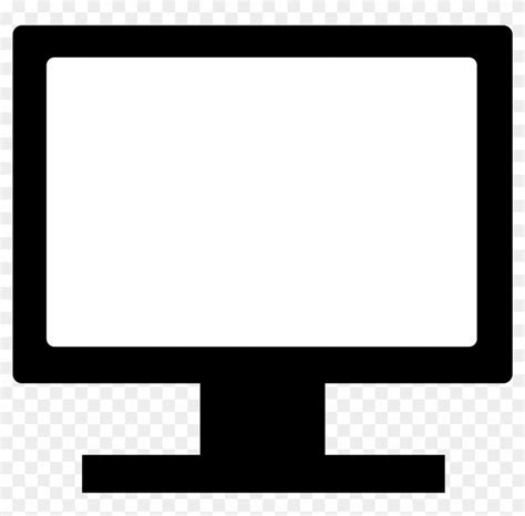 Open Black And White Computer Symbol Free Transparent Png Clipart