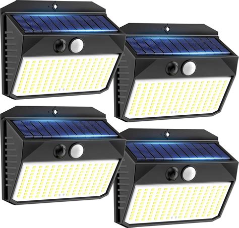 Kolpop 208LED 2 Pezzi Luce Solare LED Esterno Con Sensore Di Movimento