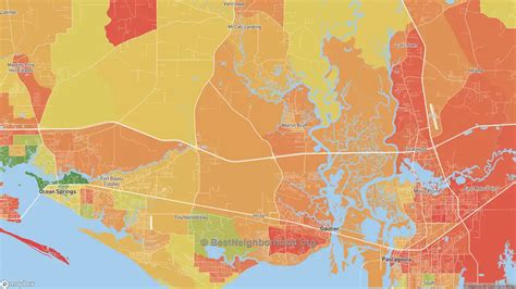 The Best Neighborhoods in Jackson County, MS by Home Value ...