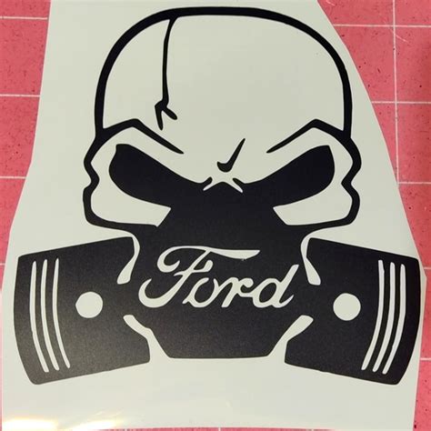 Other Ford Skull Vinyl Decal Poshmark