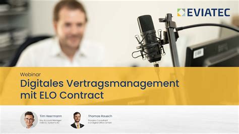 Digitales Vertragsmanagement Mit ELO Contract YouTube