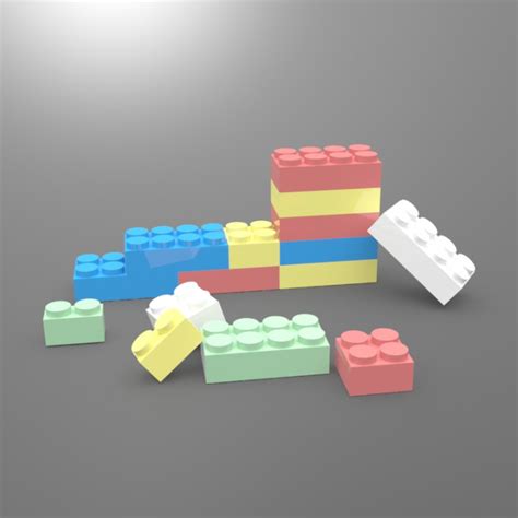 3D Printable Lego Bricks 3 size in 1 by Ridvan