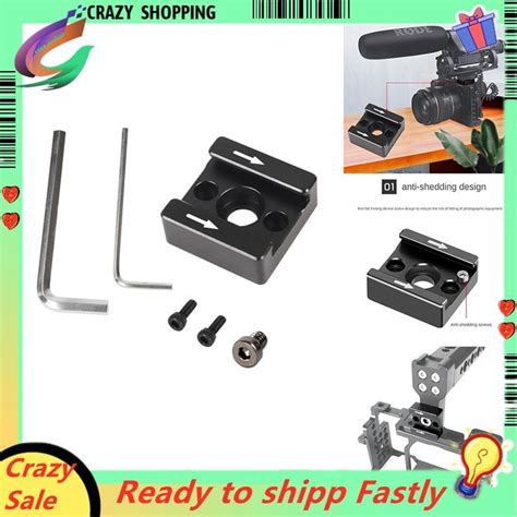 ดายเยน Hot Shoe Mount Adapter สาหรบกลอง DSLR Cage Rig Flash LED Light ไมโครโฟน จอภาพ