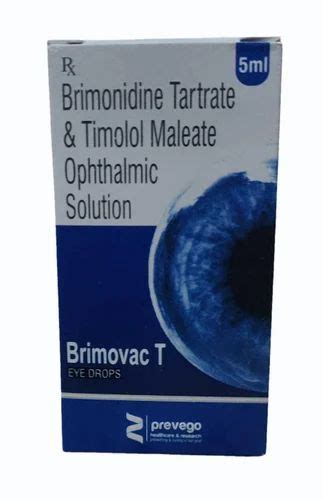 Brimonidine Tartrate Timolol Maleate Ophthalmic Solution Packaging