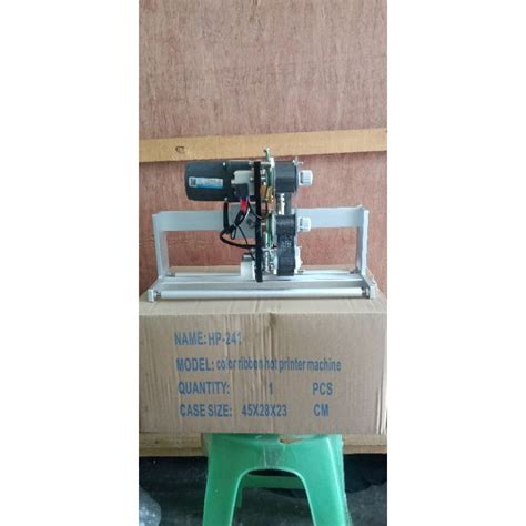 Jual Mesin Coding Hp241 Color Ribbon Hot Printer Machine Shopee Indonesia