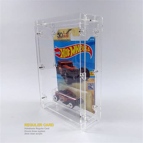Jual Acrylic Display Case Blister Carded Hot Wheels Protection Jakarta Utara Orange