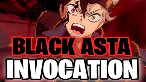 BLACK CLOVER MOBILE INVOCATION BLACK ASTA SSR EN MASSE MA LUCK EST