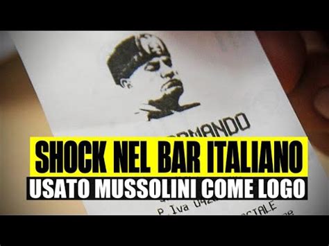 Shock In Un Bar Sullo Scontrino Il Logo Di Mussolini La