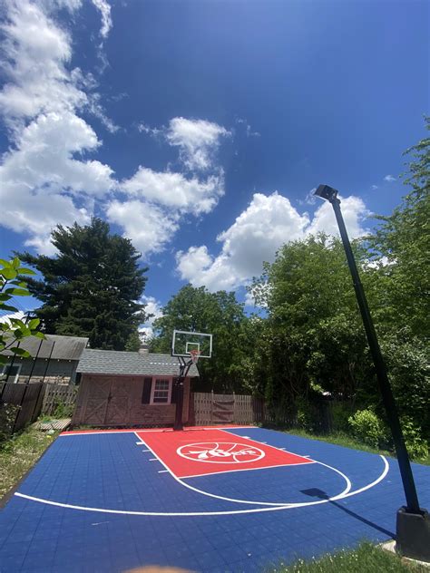 LED lighting basketball court | DeShayes Dream Courts