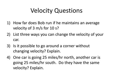 PPT Speed Velocity And Acceleration PowerPoint Presentation Free