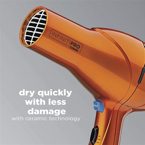 Conair Infiniti Pro Performance Style Ac Motor Dryer Salon Tools Orange Black Hair Style