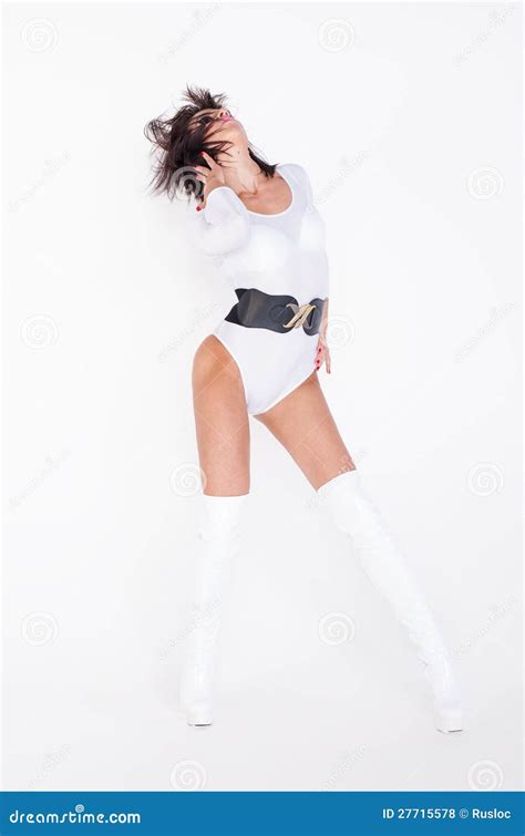 Brunette Making Moves Stock Photo Image Of Beautiful