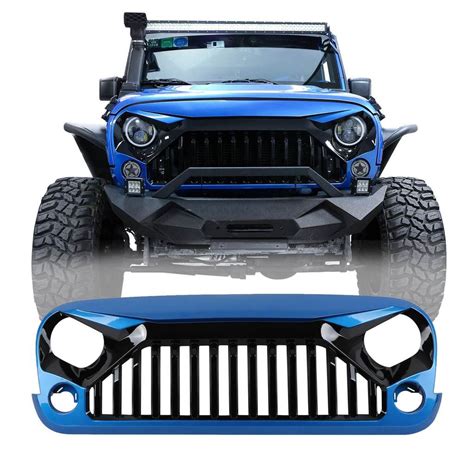 Hooke Road Hydro Blue Black Abs Front Gladiator Vader Grille Grid