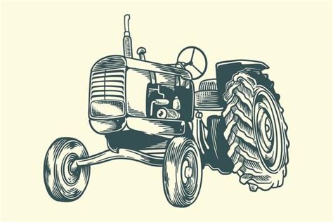 Farm Tractor Vector Art Icons And Graphics For Free Download