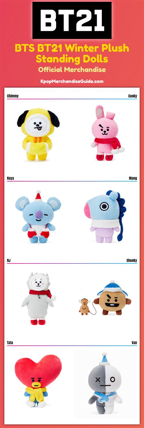 BTS Plush Dolls - BT21 & Hip Hop Monsters